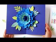 Video thumbnail for DIY Happy Mother's Day Card Pop Up Flower (Free Templates!)