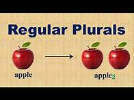 Video thumbnail for Regular Plural Nouns