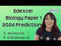 Video thumbnail for Edexcel | GCSE | Biology Paper 1 | 2024 predictions