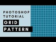 Video thumbnail for Grid Pattern Photoshop Tutorial