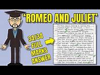 Video thumbnail for 100% Full Marks Real Literature Exam Answer: 'Romeo and Juliet'