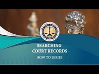 Video thumbnail for How To Search Court Records