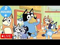 Video thumbnail for 🔴LIVE: Bluey Full Episodes - All Episodes So Far With Bluey and Bingo 💙