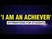 Video thumbnail for Affirmations For Students Success in Exams, Study & Learning | Law Of Attraction | Manifest