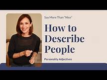 Video thumbnail for Positive English Adjectives to Describe People | Advanced Vocabulary