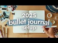 Video thumbnail for My 2025 Bullet Journal Setup