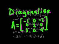 Video thumbnail for Diagonalizing 3x3 Matrix - Full Process [Passing Linear Algebra]