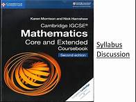 Video thumbnail for IGCSE Mathematics 0580 Syllabus Discussion