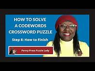 Video thumbnail for How to Solve Penny Press Codeword Puzzles: Step 7- How to Finish