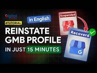Video thumbnail for How to Solve Suspended Google Business Profile: Step-by-Step Guide | Reinstate GMB | Digital Dhanu