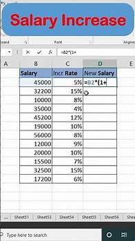 Video thumbnail for Calculate Salary With Increase Percentage % @BrainUpp