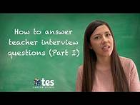 Video thumbnail for Teacher interview technique: How to answer questions on monitoring assessment and progress