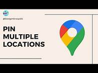 Video thumbnail for How to Pin Multiple Locations on your Google Maps