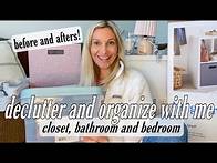Video thumbnail for SPRING CLEAN + ORGANIZE + Closet Declutter/ CLEANING Motivation