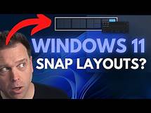 Video thumbnail for Configuring Snap Layouts in Windows 11 version
