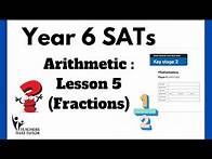 Video thumbnail for Year 6 SATs Arithmetic Test Prep - Lesson 5 (Fraction)