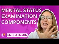 Video thumbnail for Mental Status Examination - Psychiatric Mental Health Nursing Principles | @LevelUpRN
