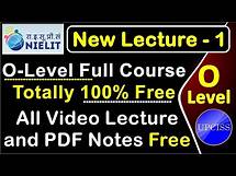 Video thumbnail for O-Level Free Computer Course | O Level complete Classes with pdf Notes | Totally Free | UPCISS