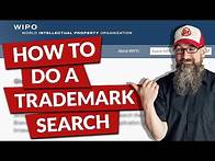 Video thumbnail for How to do a registered trademark search with the WIPO Global Brand Database