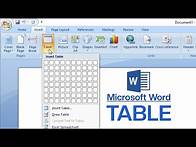 Video thumbnail for How to Create and Format Table in Microsoft Word | Table in MS Word
