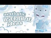 Video thumbnail for Aesthetic ROBLOX USERNAMES + DISPLAY NAME IDEAS! ₊‧⁺˖ ☁️. ┆ chawkiie ✿