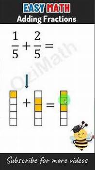 Video thumbnail for Easy Math: Adding Fractions Explained for Beginners #maths