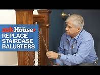Video thumbnail for How to Replace Staircase Balusters | Ask This Old House