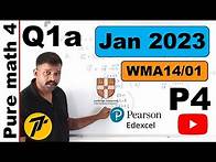 Video thumbnail for Jan 2023/P4 | WMA14/01 | Q.No.1a | Partial fraction, proper& improper fraction | IAL Pearson Edexcel