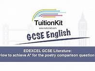 Video thumbnail for EDEXCEL GCSE Literature: How to achieve A* for the poetry comparison question