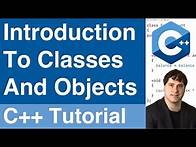 Video thumbnail for Introduction To Classes And Objects | C++ Tutorial