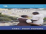 Video thumbnail for CSEC GEOGRAPHY Past Paper: MAY/JUNE 2016 PAPER 1