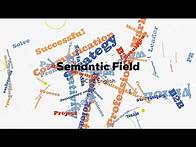 Video thumbnail for Semantic Field (GCSE English)