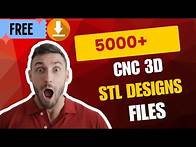 Video thumbnail for Free CNC STL Files for Woodworking: Download 5000+ Free STL/CRV Files for Aspire software