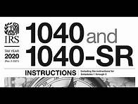 Video thumbnail for How to find the instructions for Form 1040 and 1040 SR online and download to your desktop