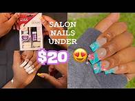 Video thumbnail for Kiss acrylic nail kit tutorial | DIY Nails At Home!