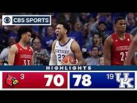 Video thumbnail for Louisville vs Kentucky Highlights: #19 Wildcats outlast #3 Cardinals for OT victory | CBS Sports
