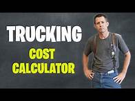 Video thumbnail for How to Calculate Trucking Cost - FREE Trucker Calculator
