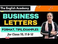Video thumbnail for Business Letter | Business Letter Format, Examples, Tips | Writing Skills for class 11