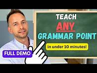 Video thumbnail for Teach Any English Grammar Point In 10 Minutes
