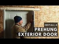 Video thumbnail for How I install a Pre-hung exterior door