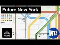 Video thumbnail for Future New York City - New Digital Subway Map by Work and Co