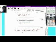 Video thumbnail for CXC 2021 June math past paper 2 (Question 1)