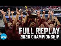 Video thumbnail for 2025 NCAA women's gymnastics championship | FULL REPLAY