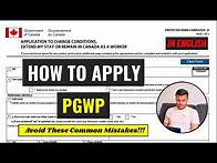 Video thumbnail for How To Apply Post Graduate Work Permit (PGWP) In Canada Online?