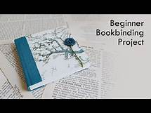 Video thumbnail for BEGINNER BOOKBINDING PROJECT | Art Journal