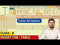 Video thumbnail for MS Word Insert Tab Full Explained| Complete MS Word Tutorial:Learn Microsoft Word Step by Step #8