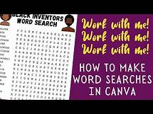 Video thumbnail for How to Create a Word Search in Canva [Plus a FREE Template to Use!!]
