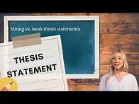 Video thumbnail for 5 Minute Guide to Thesis Statements (Steps & Examples)