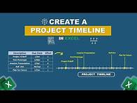 Video thumbnail for How to Create a Project Timeline in Excel