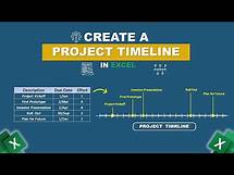 Video thumbnail for How to Create a Project Timeline in Excel